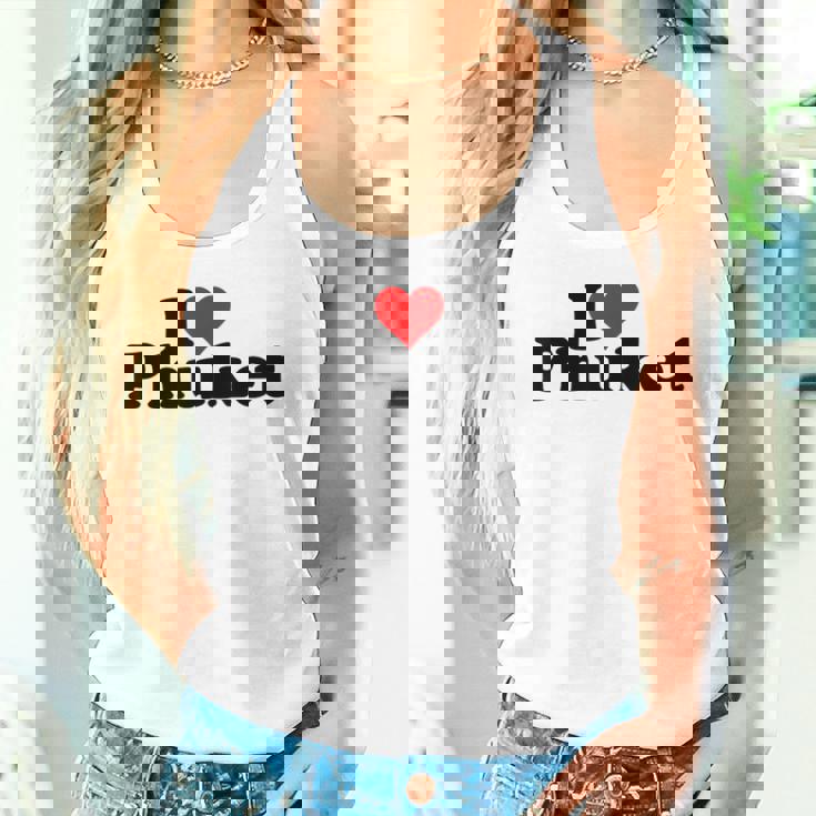 I Love Heart Phuket Thitand タンクトップ
