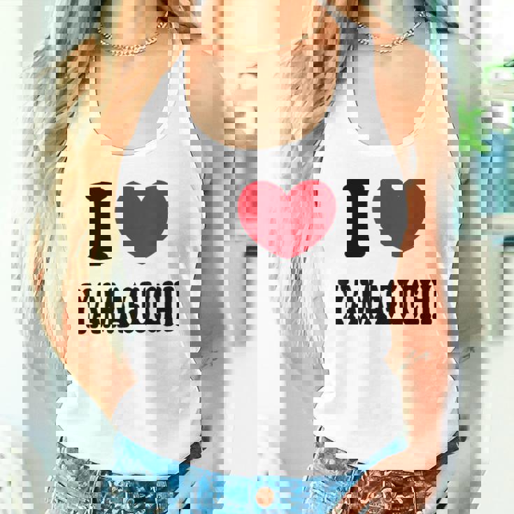 I Love Yamaguchi 山口大好き タンクトップ