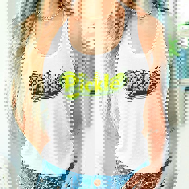 Mr Pickle ピクルス 風変わりで楽しいグラフィックピクルス タンクトップ