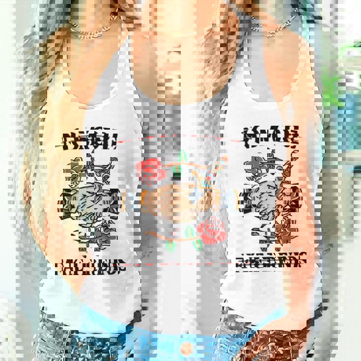 No More Fake Friends 伝統的なタトゥーインク オールドスクール エッジー タンクトップ