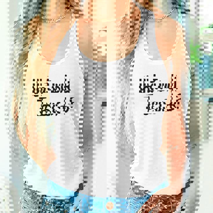 What Would Jesus Do 長袖tシャツ タンクトップ