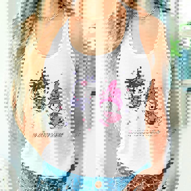 【ハロウィン特集】Usデザイン マイメロディ&クロミ 夜空 タンクトップ