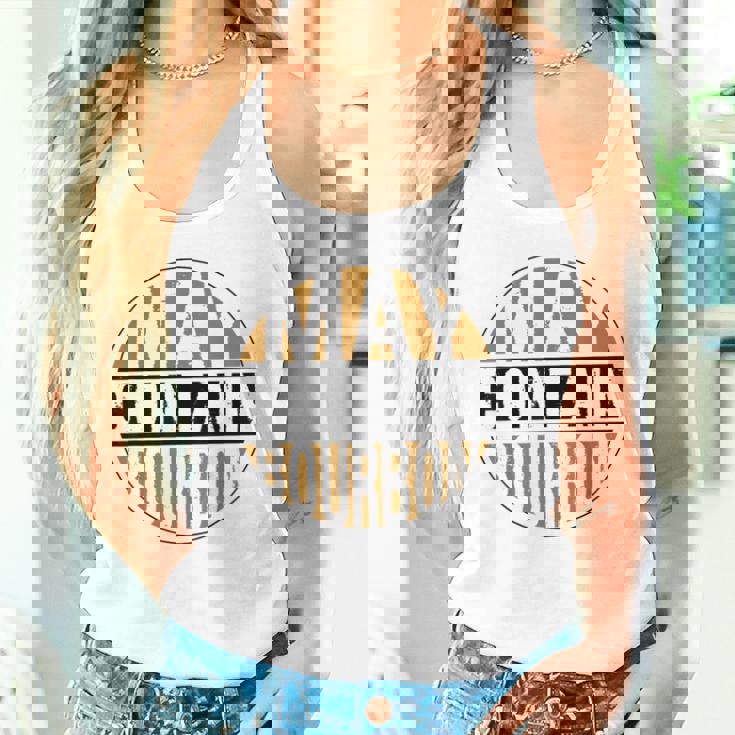 ウイスキーを飲むアルコール昔ながらのバーボン酒飲み タンクトップ