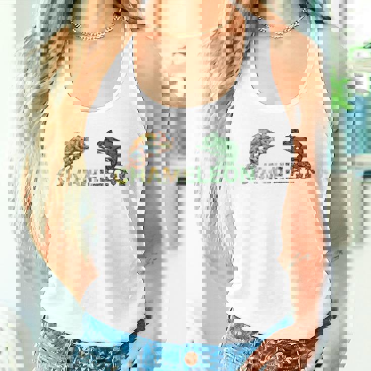 カラフル カメレオン 長袖tシャツ タンクトップ