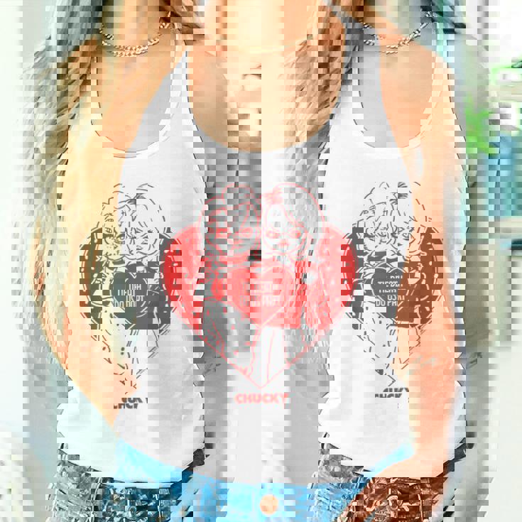 チャッキー＆ティファニーティル・デス・ドゥ・アス・パート・バレンタイン タンクトップ