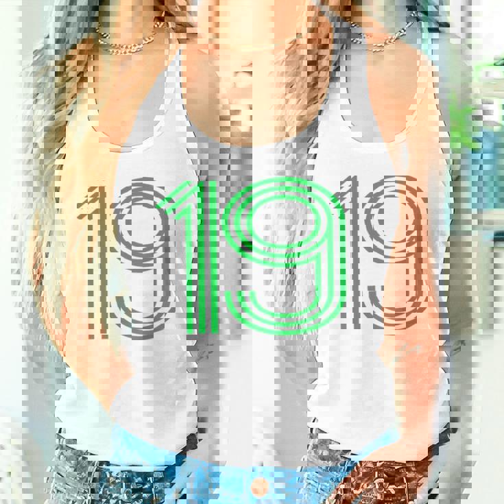 ナンバー19シャツ レトロユニフォーム ヨーロッパスタイル バックプリントジャージ タンクトップ