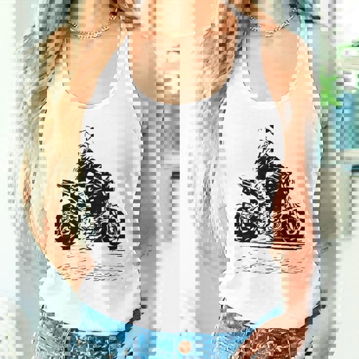 バイク オリジナル作品 タトゥーバイカーv650-Twin Cafe タンクトップ