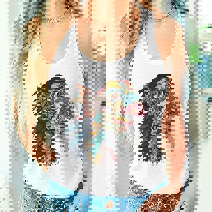 ババヤガ 神話 グラフィック ファンタジー イラスト ババヤガ タンクトップ