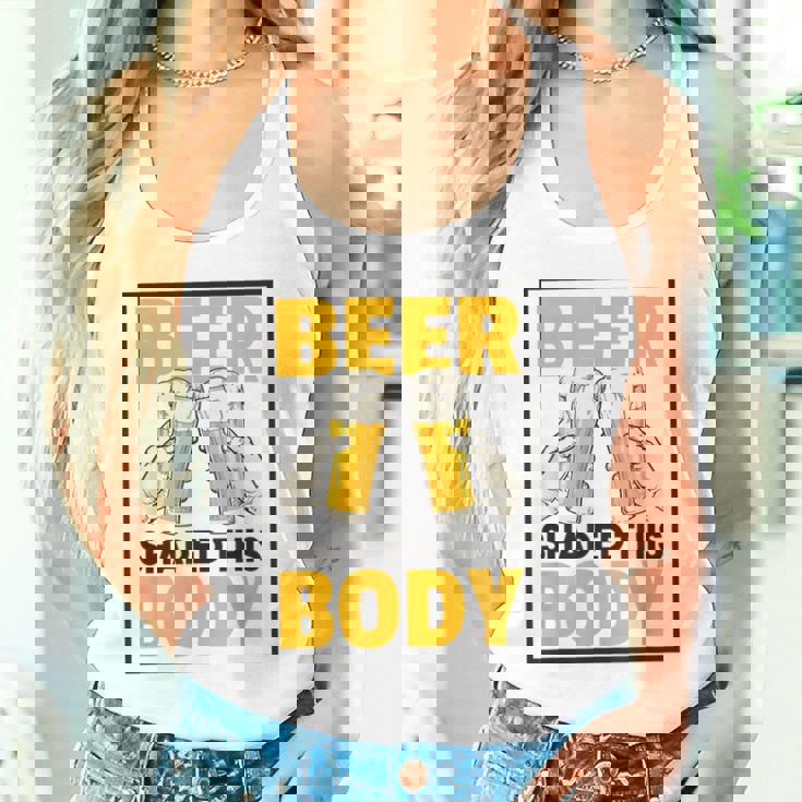 ビールがこの体を作る 面白いビール腹 タンクトップ