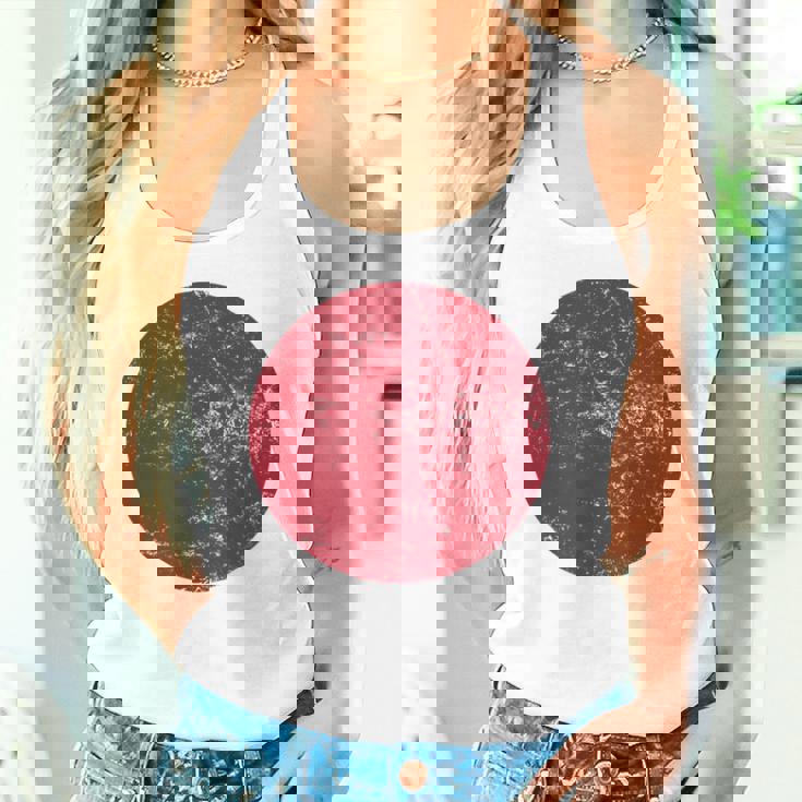 日の丸 日本の国旗 日章旗 日本国 にほん にっぽん かっこいい おもしろい タンクトップ