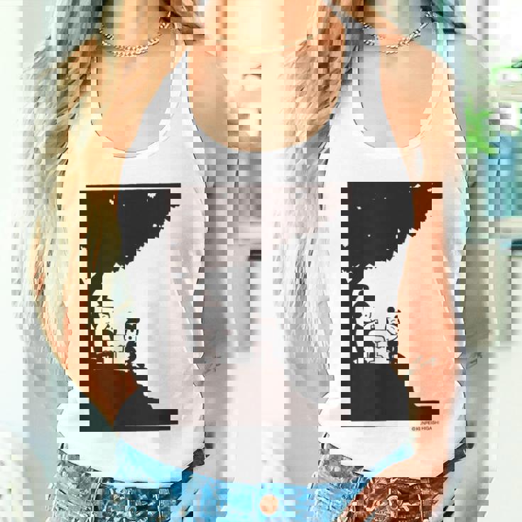 詩とメルヘン 東君平 なつのたぬき タンクトップ