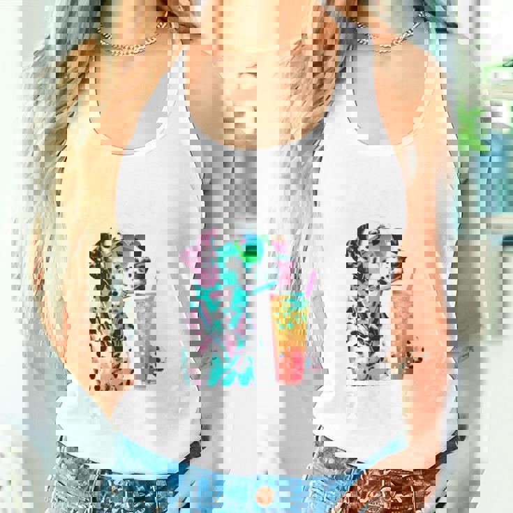 面白いtシャツ ダルメシアン イヌ わんこ メンズ 犬好き グッズ おもしろ 面白い 服 ネタ わんこ タンクトップ