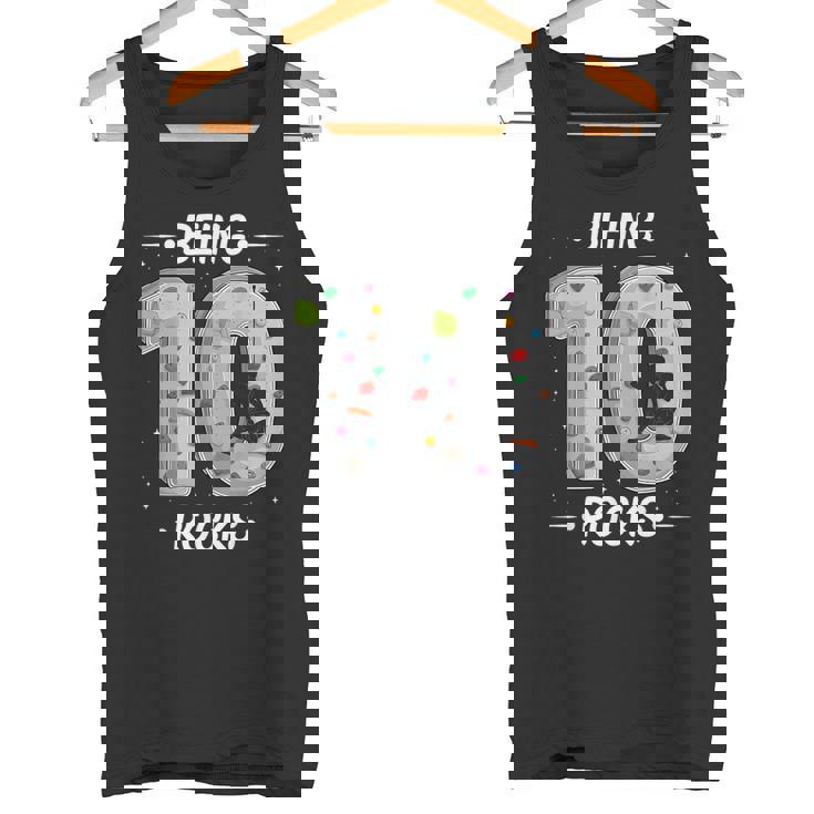 10 Year Old Rock Climbing 10th Birthday Adventures Climber Tank Top