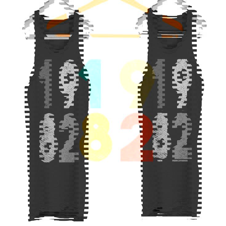 1982 デザイン レトロバースデーヴィンテージ 1982 タンクトップ