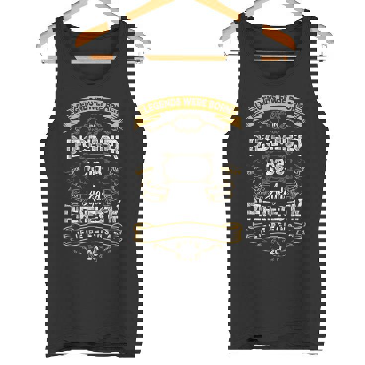 2005年12月に誕生したヴィンテージ20歳の誕生日レジェンド。 タンクトップ