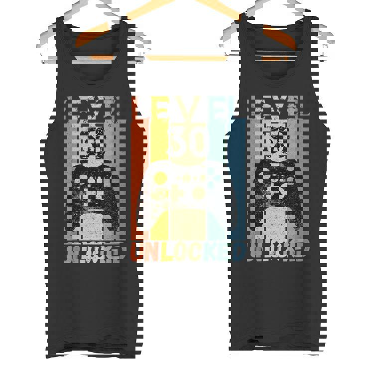 30歳の誕生日 レベル30 ロック解除 ビデオゲーム ゲーマー 男の子 ギフト タンクトップ