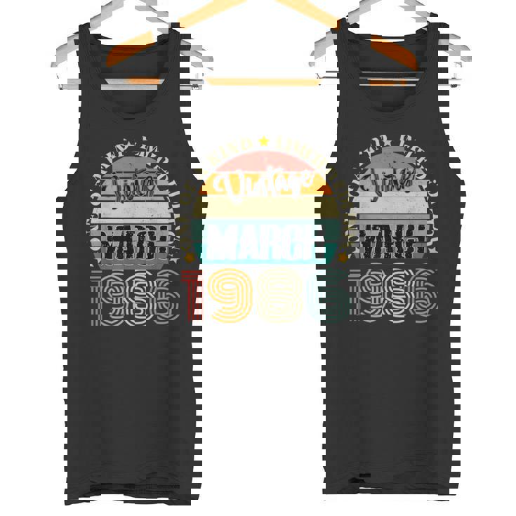 38歳 ヴィンテージ 1986年3月 38歳の誕生日 レトロ タンクトップ