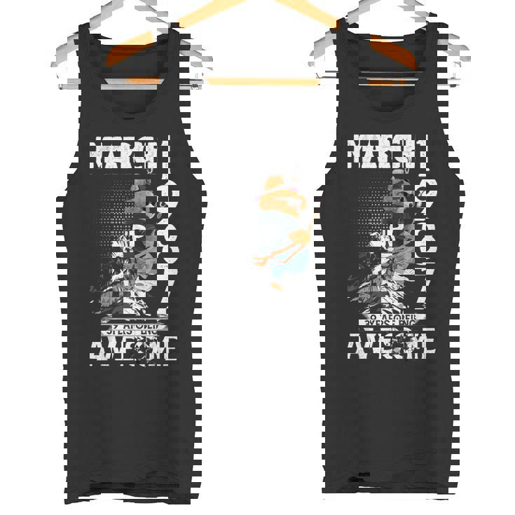 39Th Birthday Legends March 1987Intage 39 Years Old タンクトップ