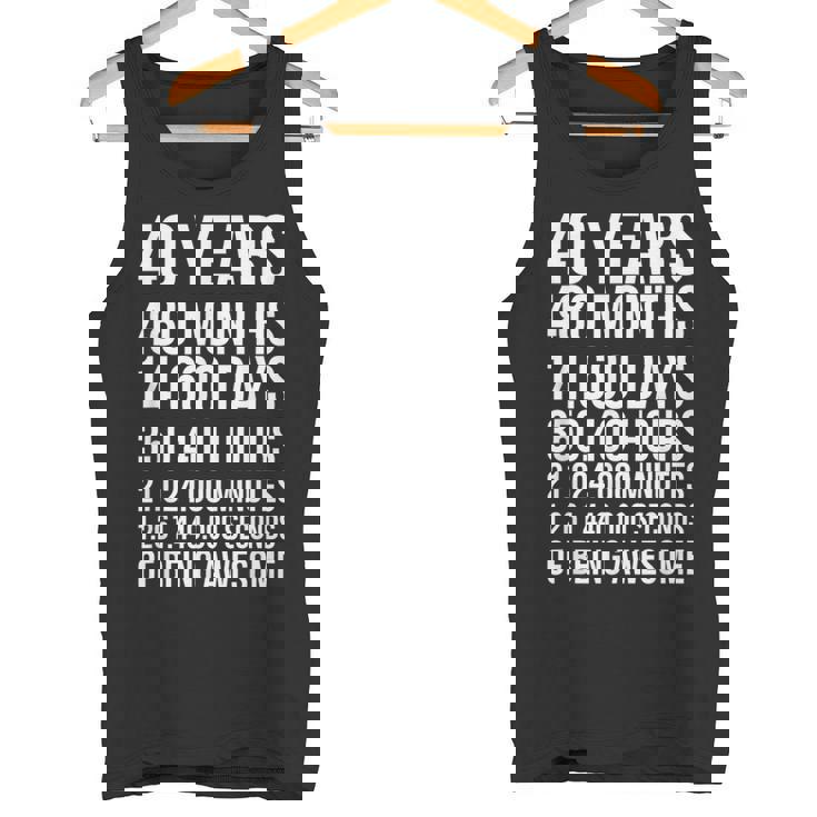 40歳の誕生日プレゼント 40歳用 タンクトップ