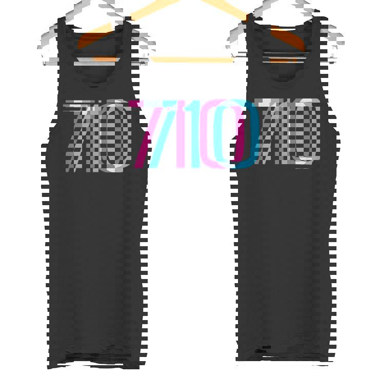 710 オイルダビング420 トリッピーグリッチ タンクトップ