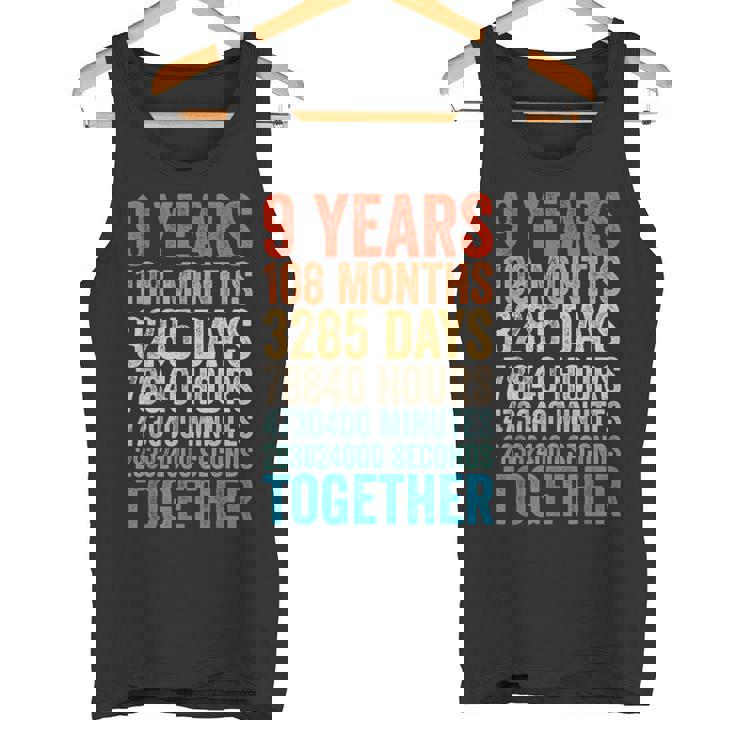 9年目の記念日 彼 彼女 カップル 9回目の結婚 タンクトップ