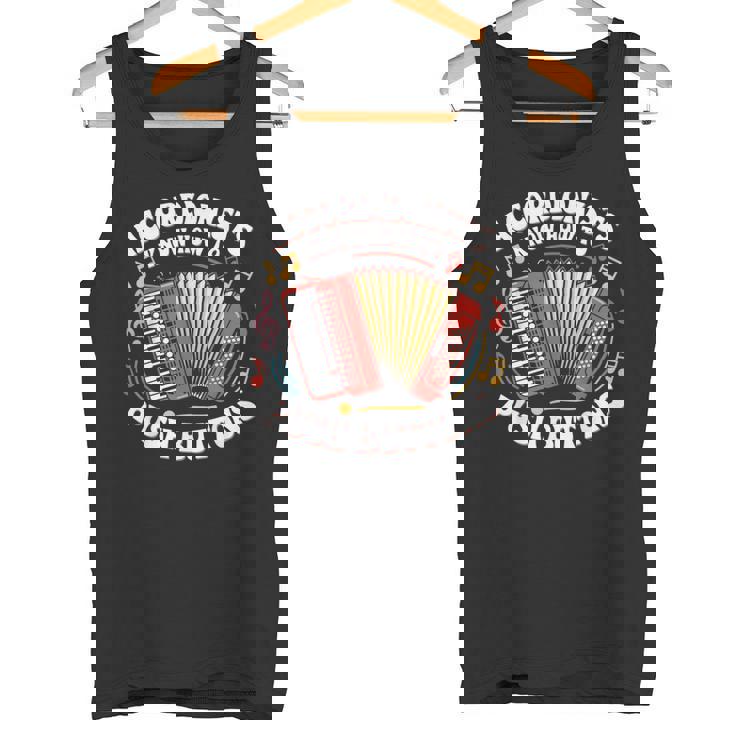 Accordionists Know How To Push Buttons 面白い レトロ アコーディオン タンクトップ