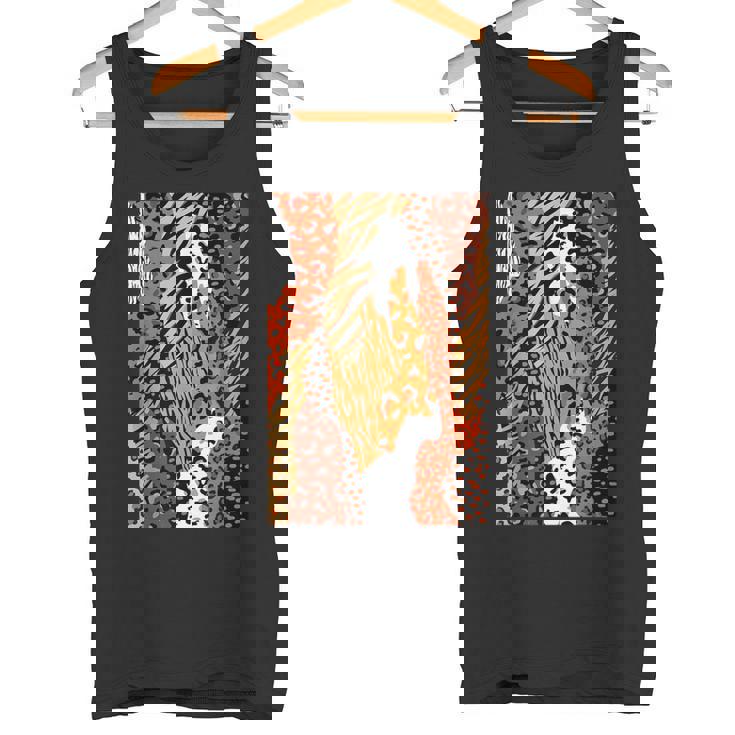 Africa アフリカ Animal Print Africa Is Calling タンクトップ