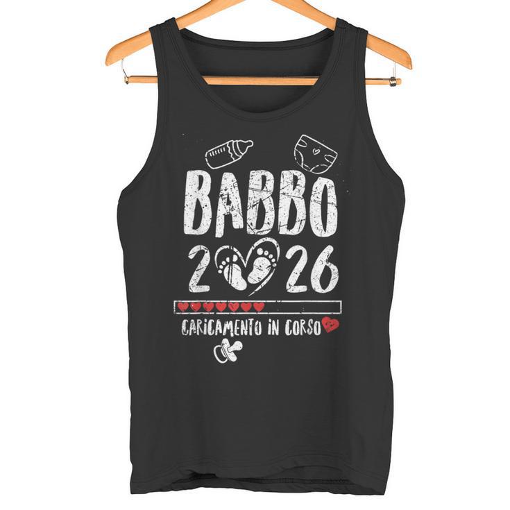 Babbo 2026 Loading Annuncio Gravidanza Uomo Futuro Papà Canotta