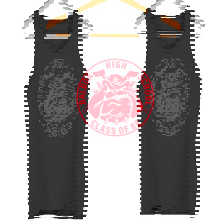 Balboa Highchool Bulldog Class Of 1988 パナマ運河ゾーン タンクトップ