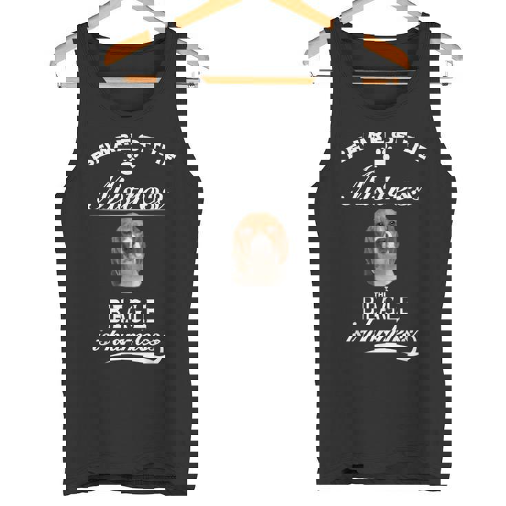 Beagle Beware Of The Mistress Beagle タンクトップ