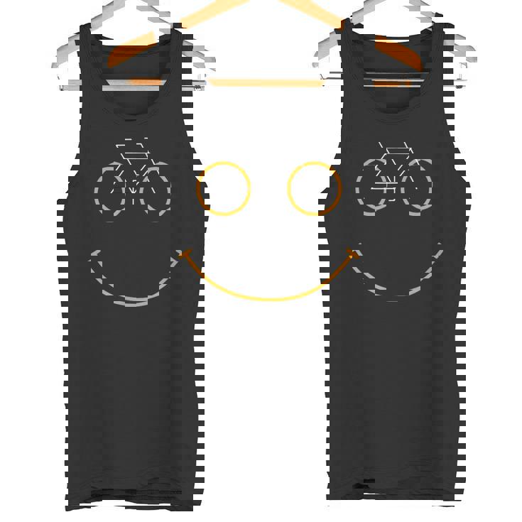 Bicycle Smile Bike Smiling Face Biking Tank Top
