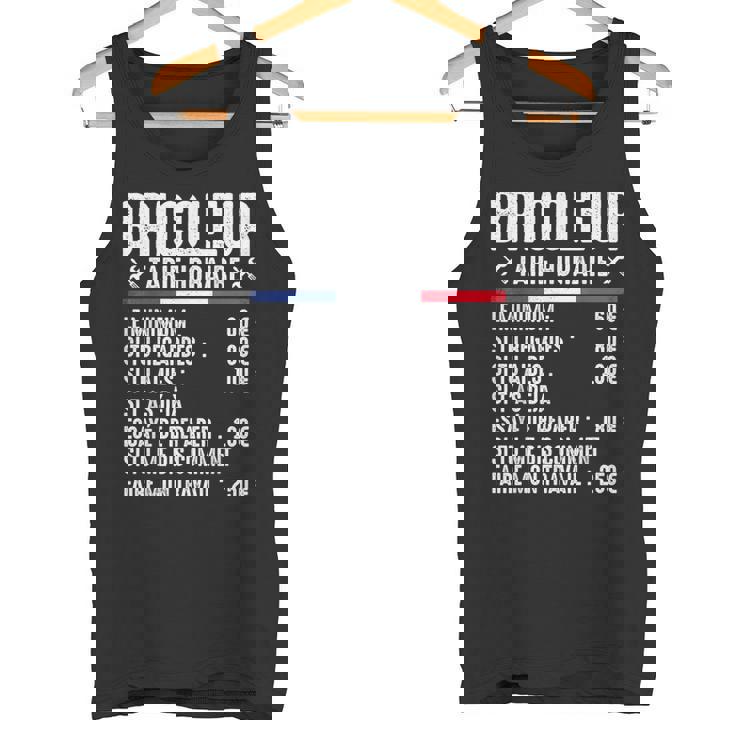 Bricoleur Tarif Horaire Bricolage Bricole Homme Drôle Débardeur e