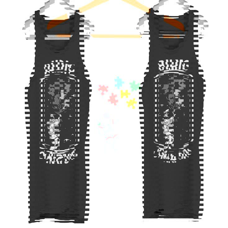 Building Connection Astronaut Autism タンクトップ