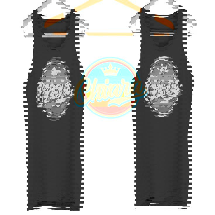 Chiara Rétro Nom Drôleintage Prénom Chiara Débardeur e