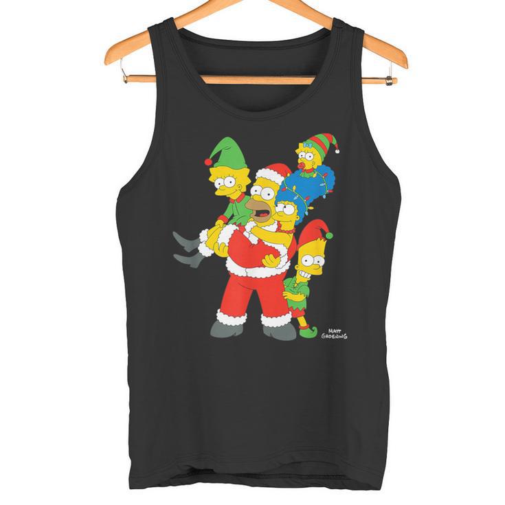 Costumes De Noël Et De Lutin Pour La Famille Desimpsons Débardeur e