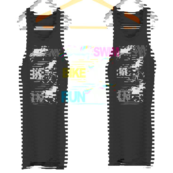 Course Natationélo Licorne Drôle Triathlète Triathlon Débardeur e