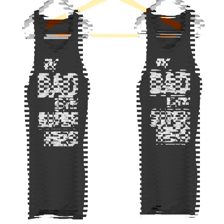 My Dad Is Myuper Hero Per Bambini Per La Festa Del Papà Canotta