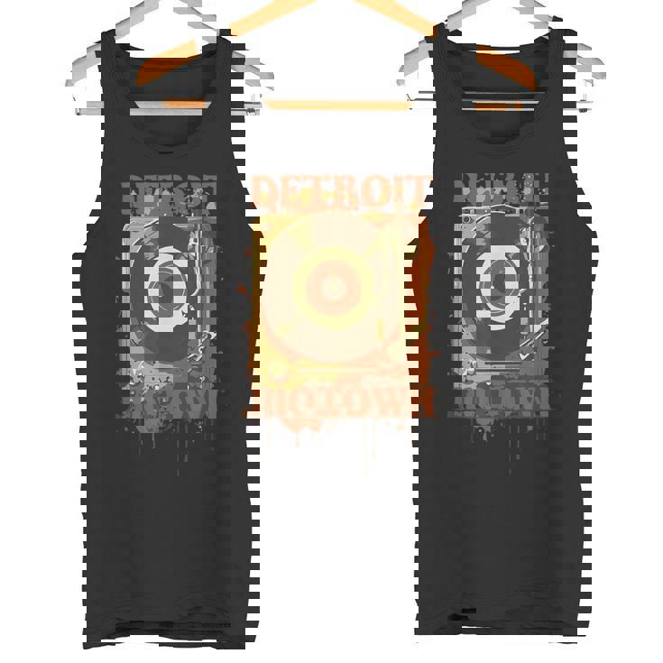 Detroit Motown レコード タンクトップ