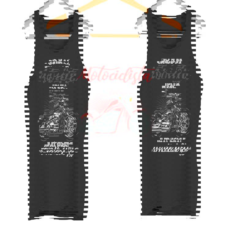 Di Festa Del Papà Divertente Idea Moto Papà Motociclista Maglia A Manica Canotta