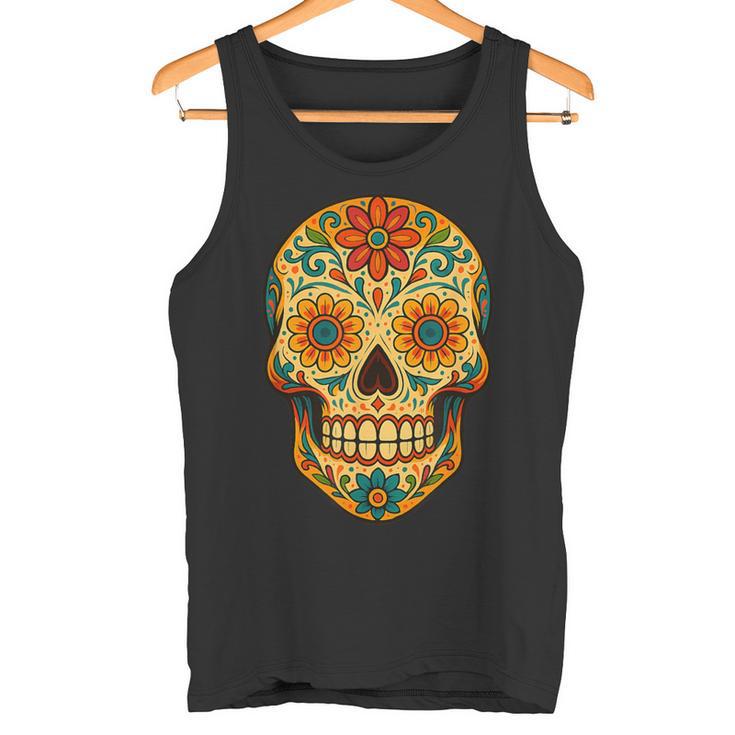 Dia De Los Muertos Crâne Enucre Débardeur e