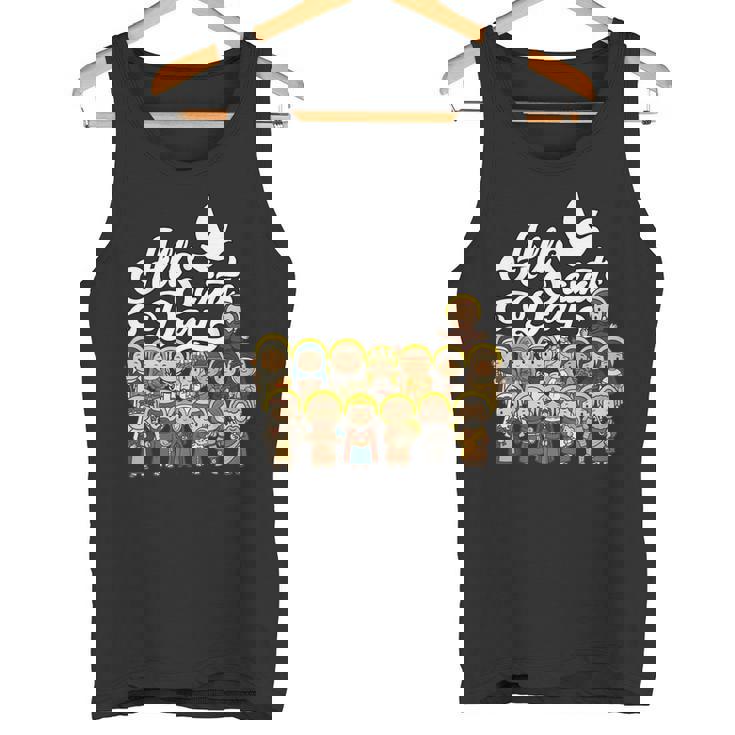 Día De Todos Losantos Católicoan Francisco Antonio Juana Camiseta sin mangas