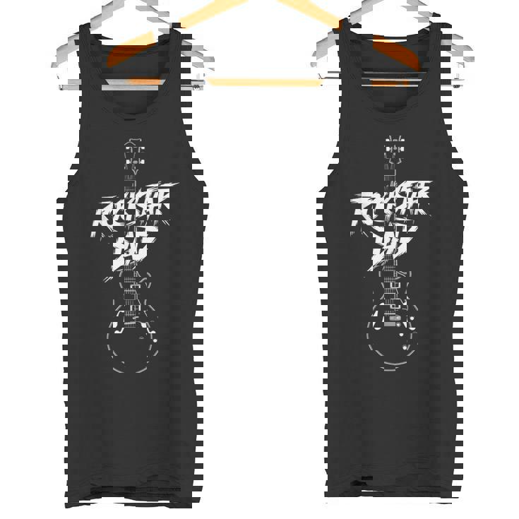 Diseño De Guitarra Rockstar Dad Camiseta sin mangas