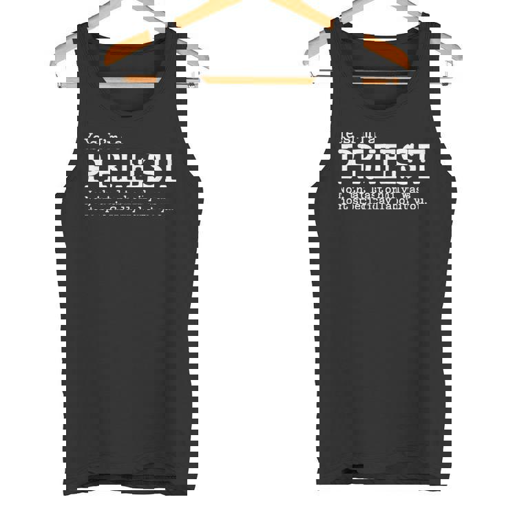 Divertida De Regalo Deacerdote Católico Camiseta sin mangas