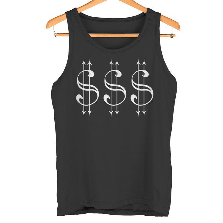 トップス 00s japanese label grunge tank top boro dollar-sign-alternative-grunge