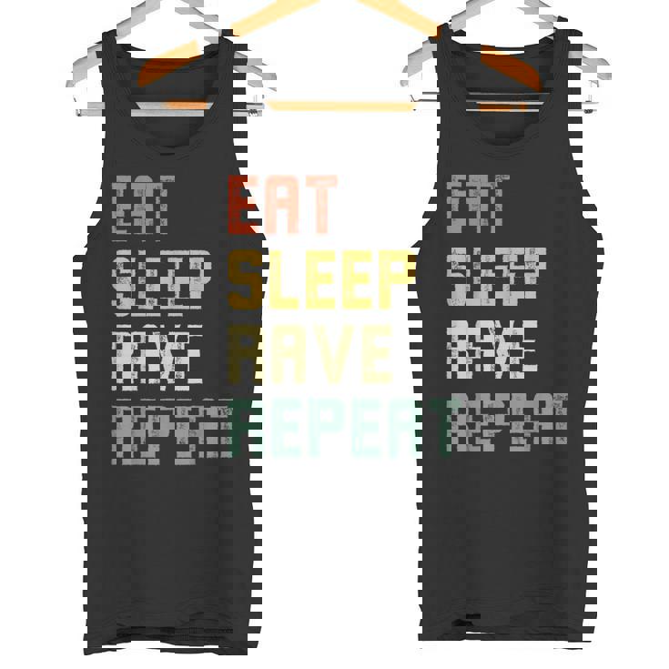 Eatleep Rave Repeat Edm テクノ タンクトップ