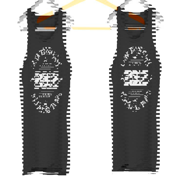 Edición Limitada 2012 Cumpleaños 2012 Nacido En 2012 Camiseta sin mangas