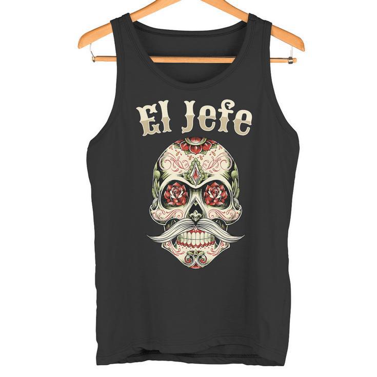 El Jefeugarkull Dia De Los Muertos El Jefe Débardeur e