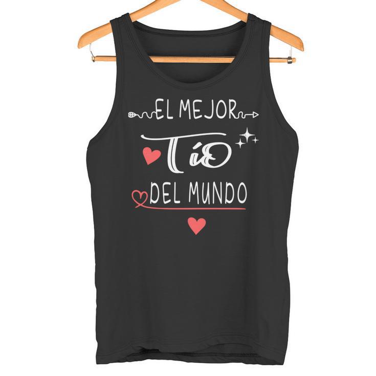 El Mejor Tío Del Mundo Regalo Para Día Del Padre Manga Larga Camiseta sin mangas