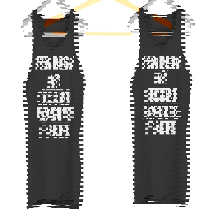 Feminism Myecond Favorite F Word ファニーフェミニスト タンクトップ