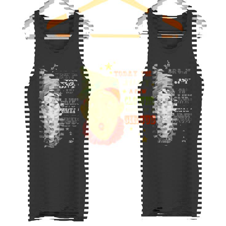 Few Payasos Cortos De Un Circus Manga Larga Camiseta sin mangas